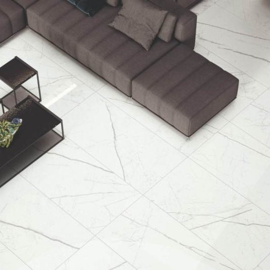 12x24 Glam White Matte