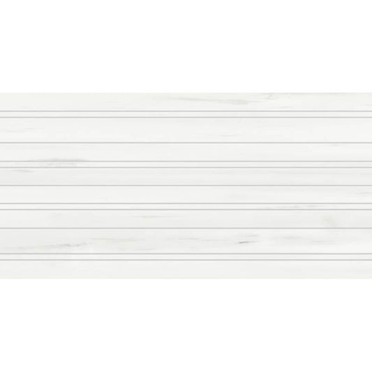 12x24 Classic White Stripes Matte