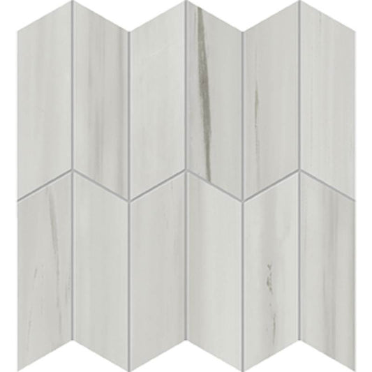 Mixed Size Gray Apex Mosaic Matte