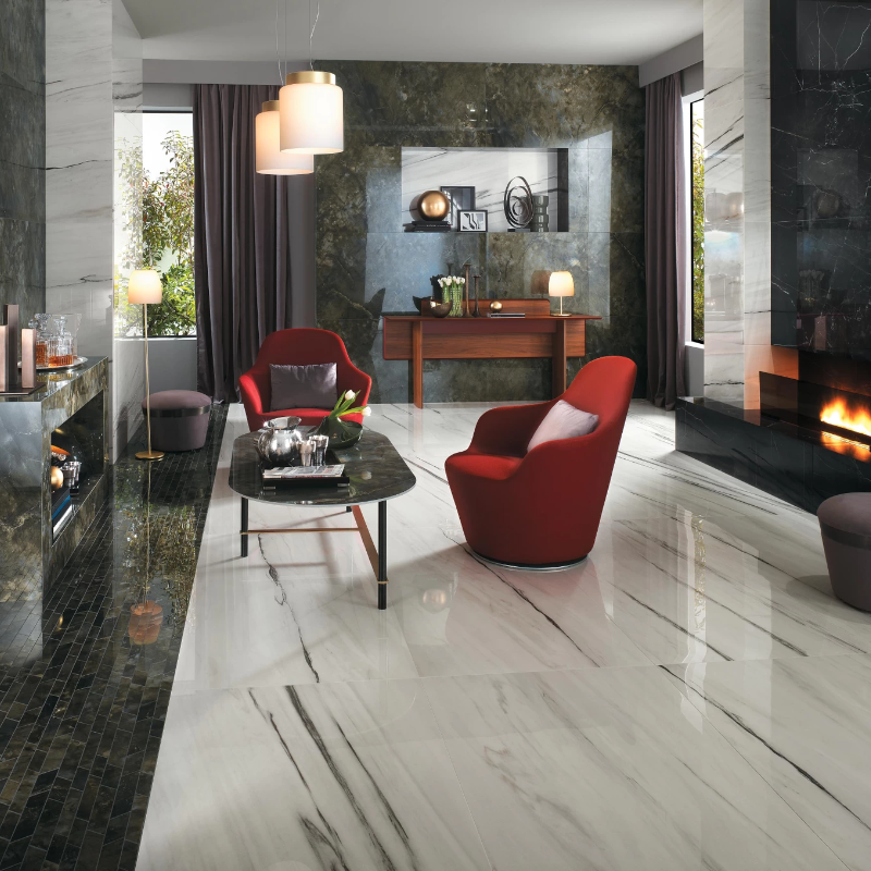 D&B Tile | Inspiration & Design | Living Area Tile