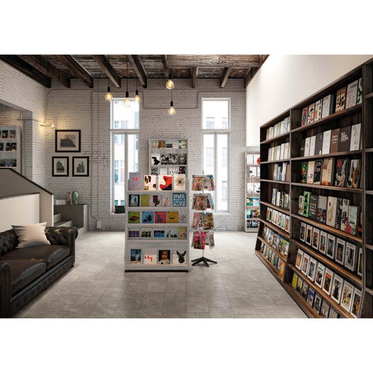 12x24 Silver Matte Rectified Porcelain