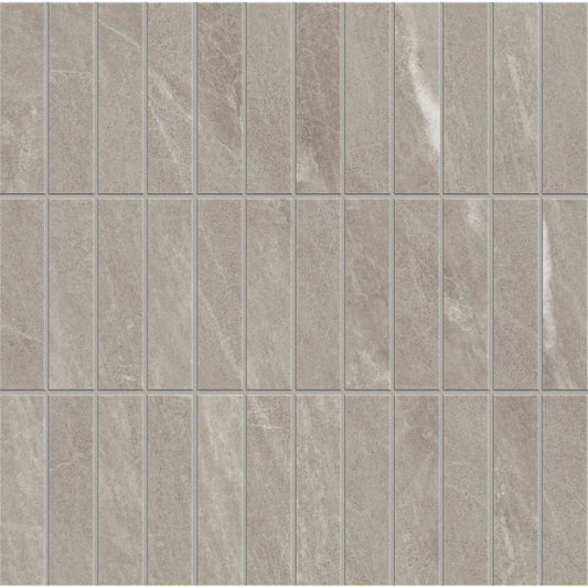 1x4 Domino Dove Matte Porcelain Mosaic