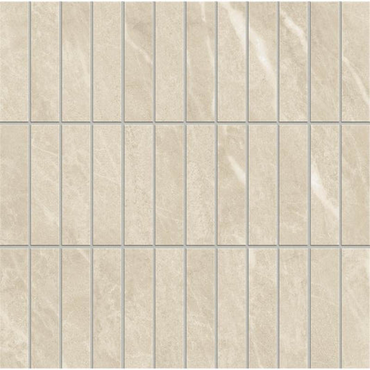 1x4 Domino Sand Matte Porcelain Mosaic