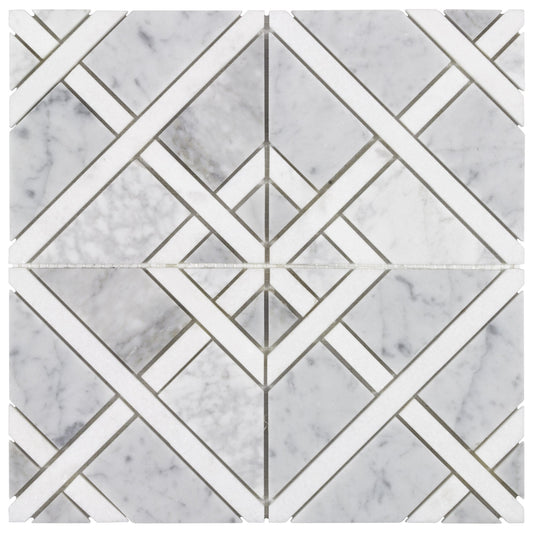 12x12 Marble Pattern Mosaic