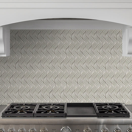 2X6 Crave Destiny Gray Glass Mosaic