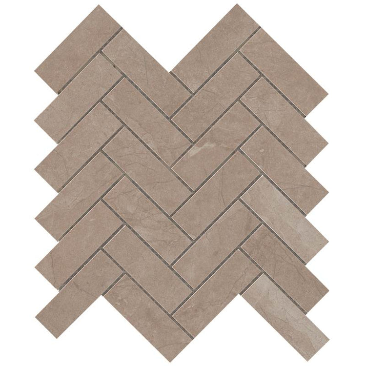 1x4 Herringbone Corinthian Beige Mosaic