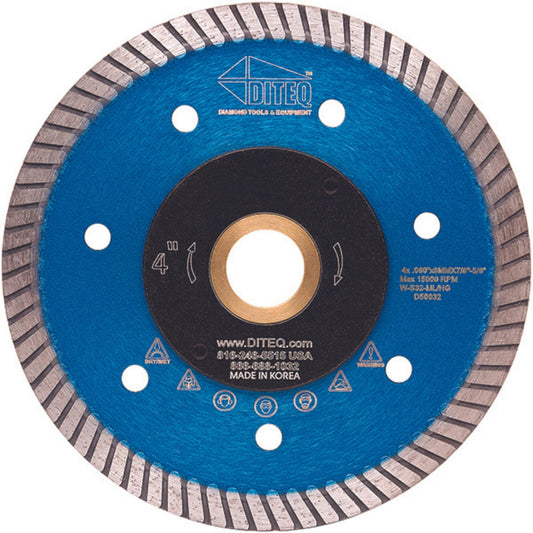 4 inch Raised Hub Turbo Blade