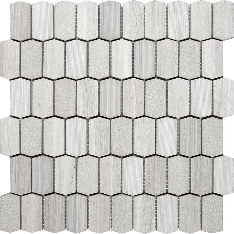 Gray Hexa Limestn Multi Finish