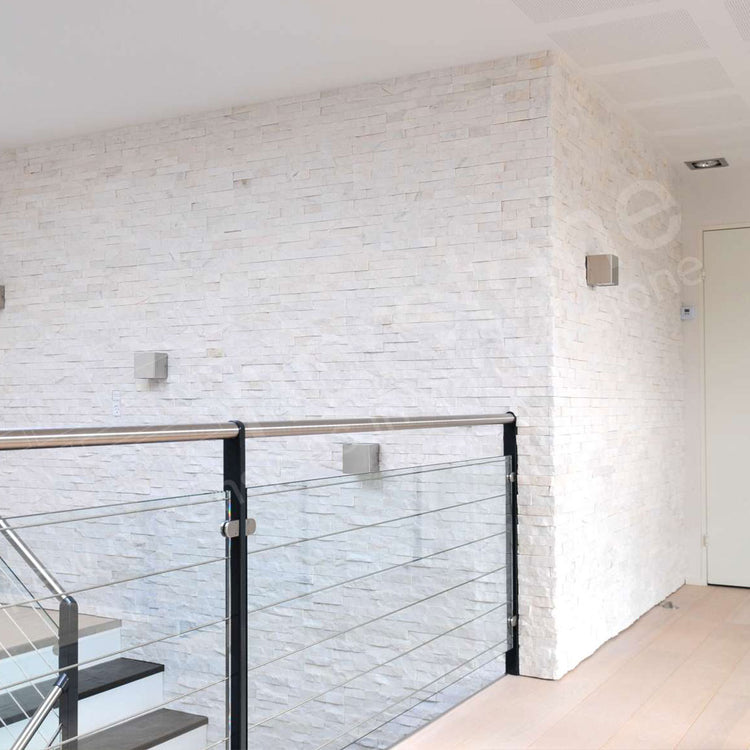 6x24 White Quartz Corner