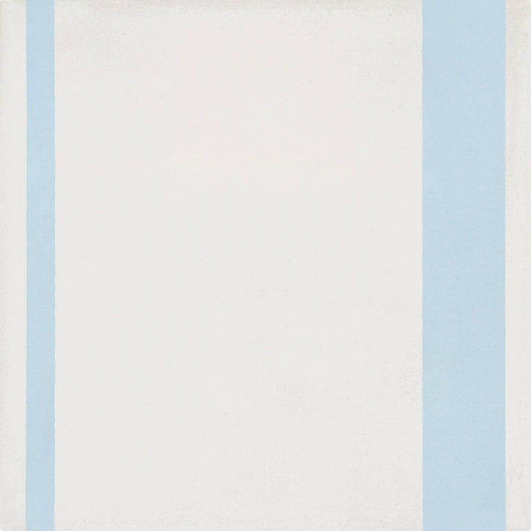 8x8 Modern Line Blue/Off White