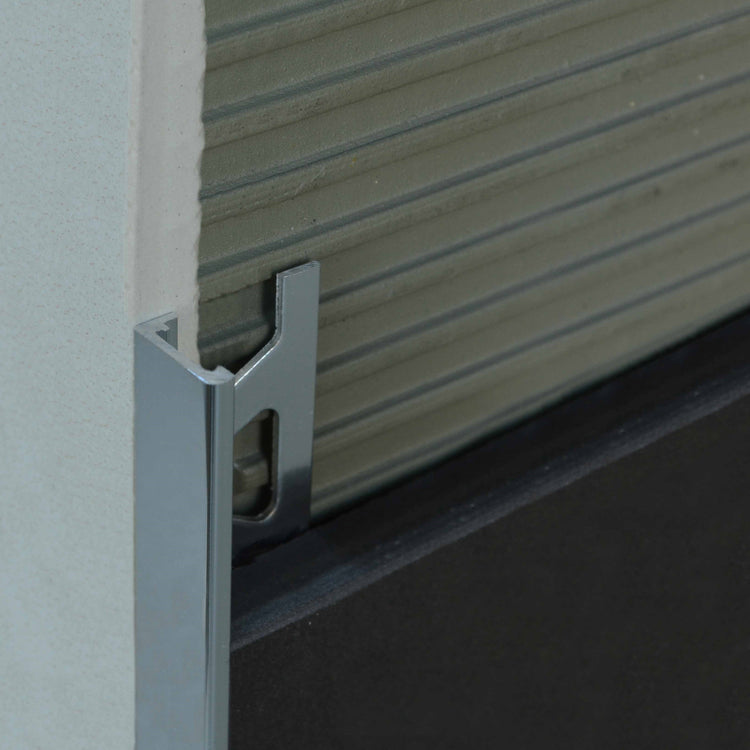 1/2in Bright Polished Chrome Aluminium