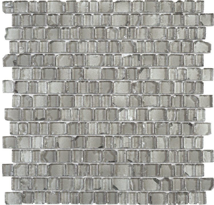 12.2x12.4 Teal Glassbroken Edge Irr. Mosaic