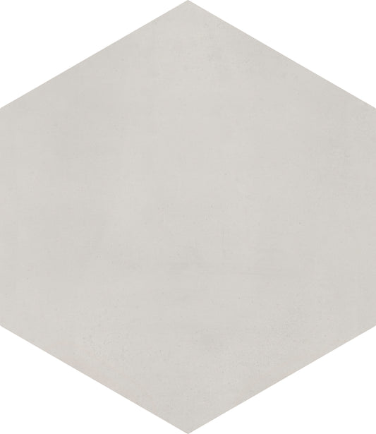 9X8 Light Gray Hexagon