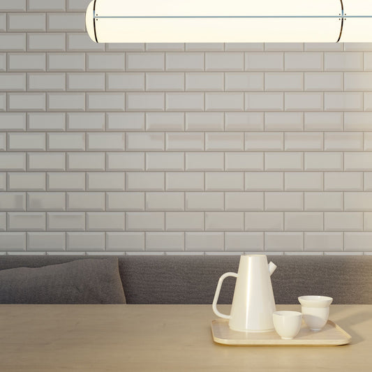 ANATOLIA 3x6 White Glossy Beveled