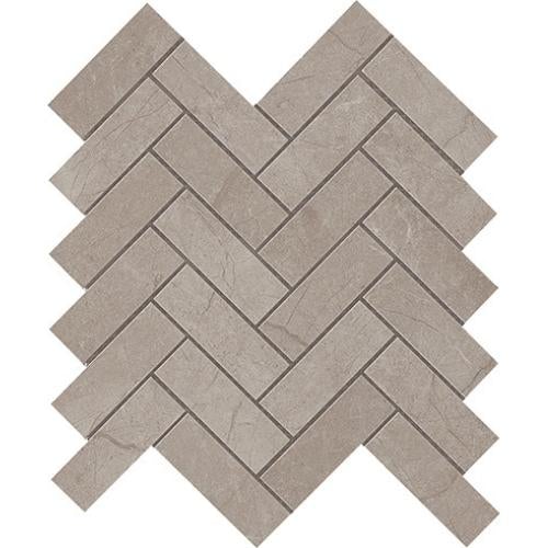 ATLAS CONCORDE 1x4 Herringbone Corinthian Gray Mosaic