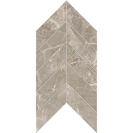 ATLAS CONCORDE 2x5 Franklin Gray Chevron Mosiac Matte