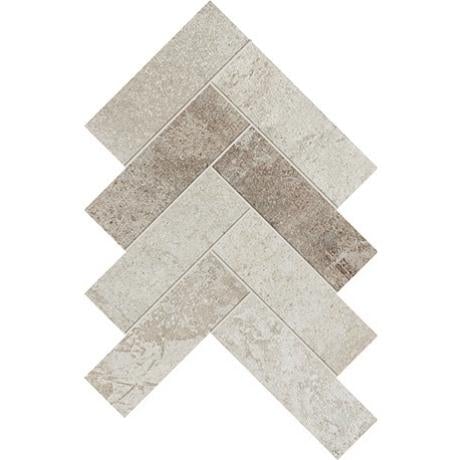 ATLAS CONCORDE 2x6 Shaded Chalk Herringbone Mosaic