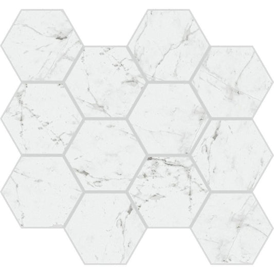ATLAS CONCORDE 3x4 Honeycomb Carrara Mosaic