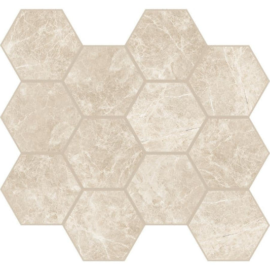 ATLAS CONCORDE 3x4 Honeycomb Monument Cream Mosaic