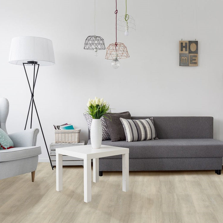 7x48 Light Taupe 4mm Click Vinyl Embosse