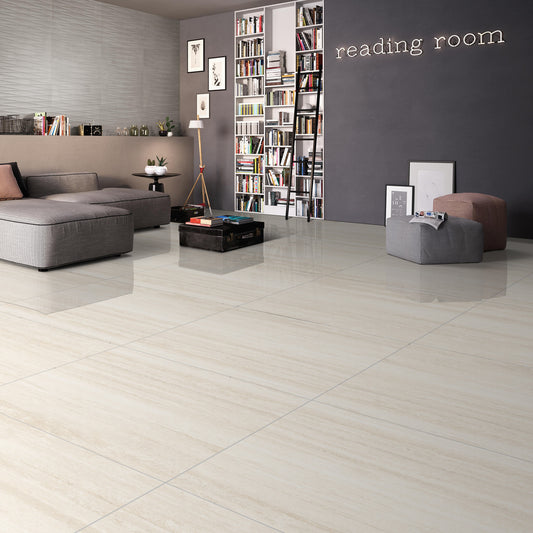 GLOBALLY SOURCED 24x48 Travertine Classic Polished
