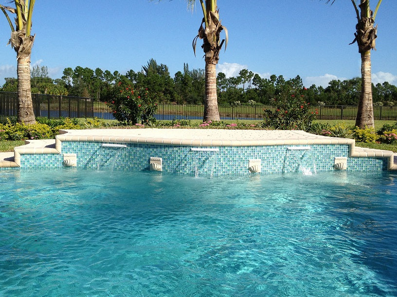Installing Glass Mosaic Tile in Pools