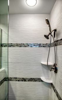 Ocean Wave and Bamboo Look Tile from D&B Tile Featured in Port St. Luc