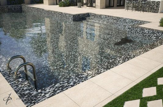 Introducing Pool Tiles by Jeffrey Court, Bati Orient, and Artistry in Mosaics