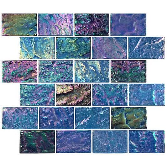2x3 Dark Blue Blend Mosaic