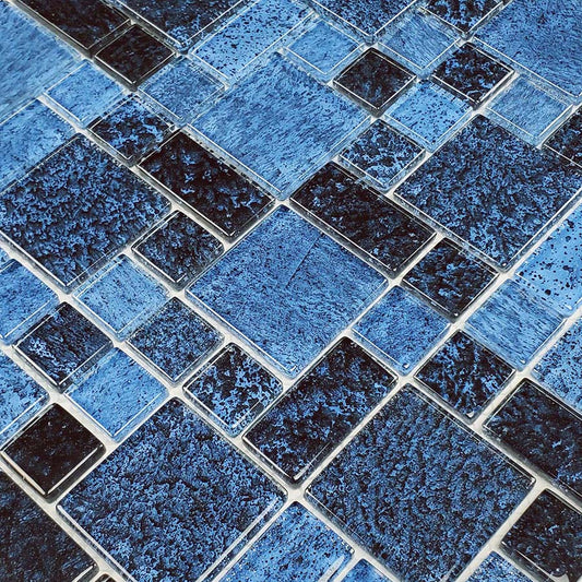 Azure Black Mixed Mosaic