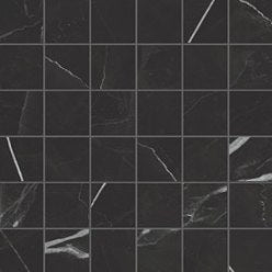 Mixed Size Black Mosaic Matte