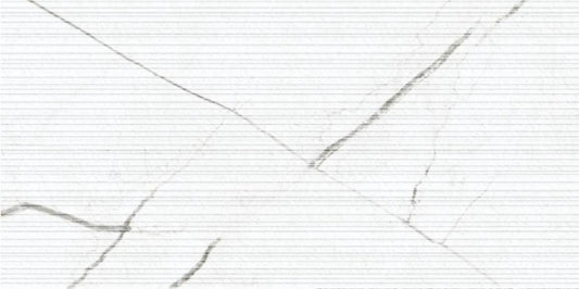 12x24 Classic White 3D Etch Matte