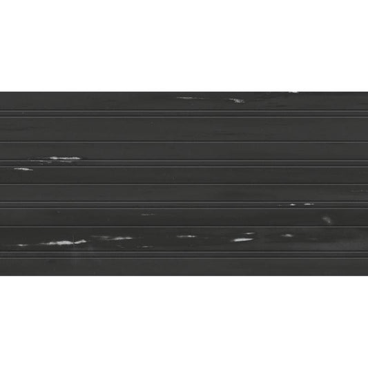 12x24 Black Stripes Matte