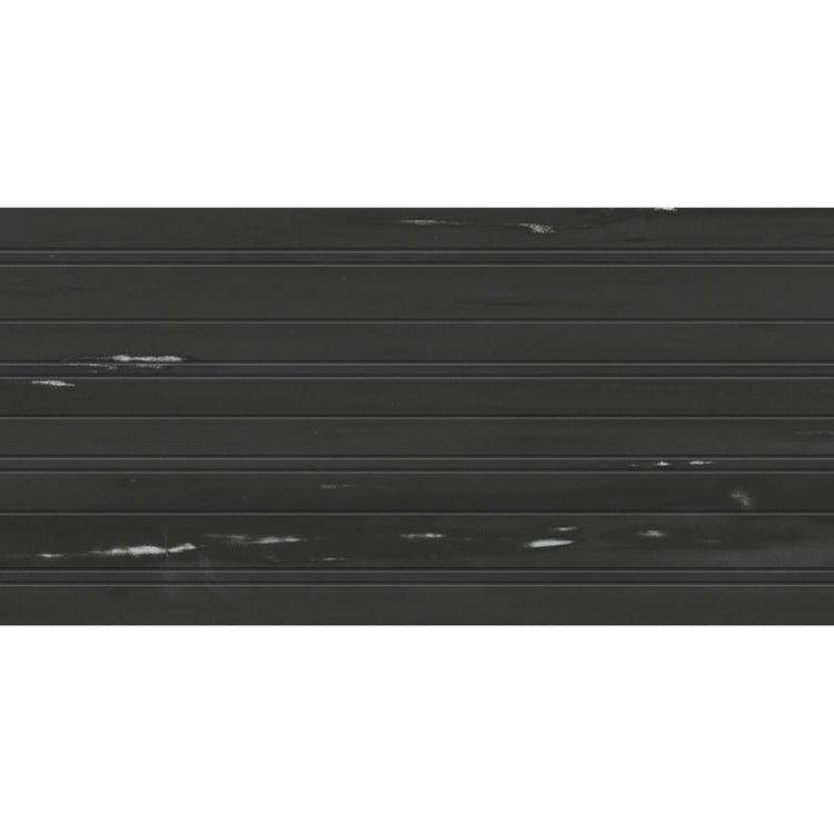 12x24 Black Stripes Matte