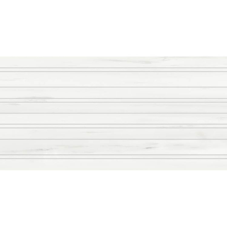 12x24 Classic White Stripes Matte