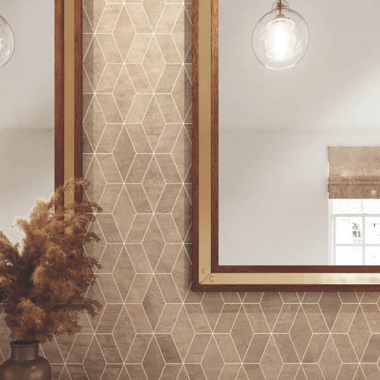 Random Calacatta Arabesque Mosaic Mood