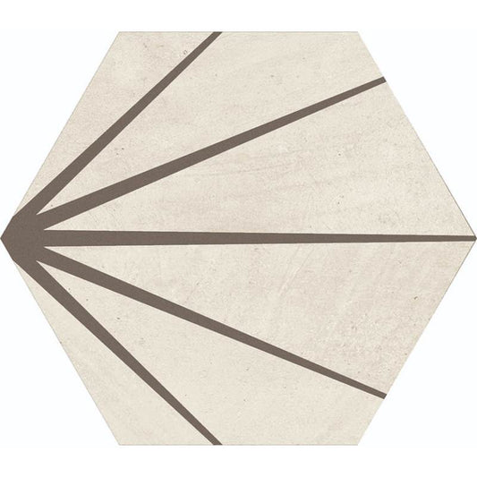 10x8.5 Hex Bone Starbust