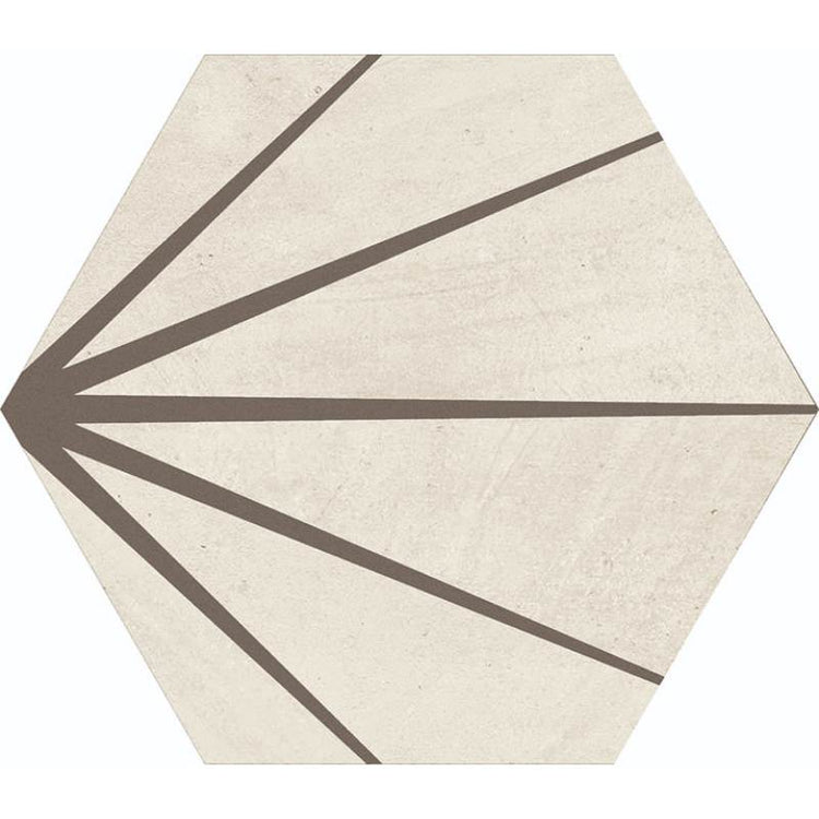 10x8.5 Hex Bone Starbust