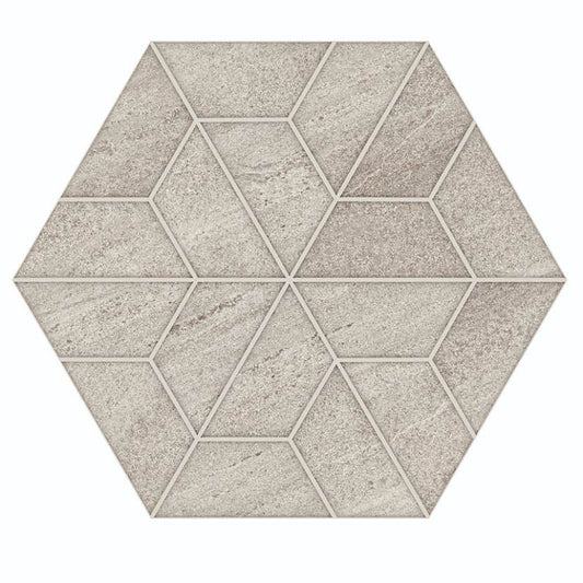 Multi-Hex Silver Mosaic