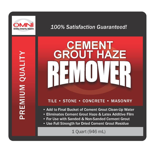 1qt Cement Grout Haze Remover