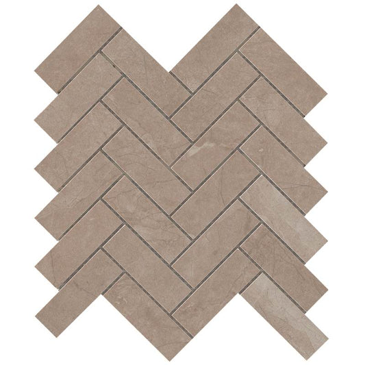 1x4 Herringbone Corinthian Beige Mosaic
