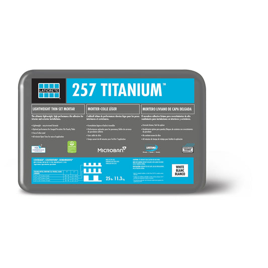 25lb Bag White Titanium Multi-Thinset