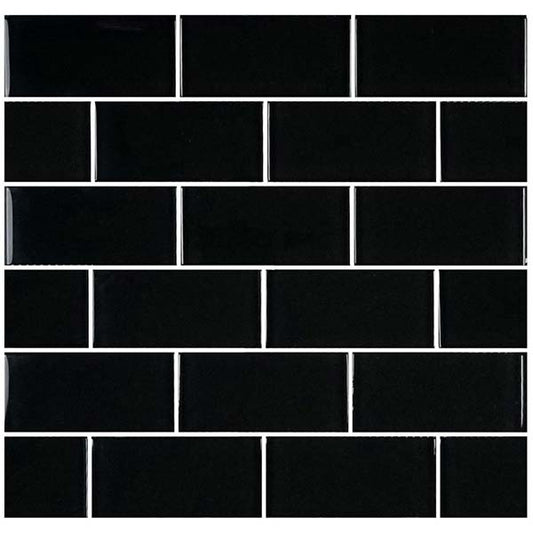 2x4 Black Mosaic