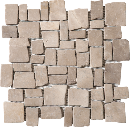 Cappuccino Cubic Marble Opus Interlocking