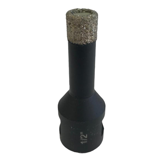 1/2in Short Vacum Brzn Diamond Bit