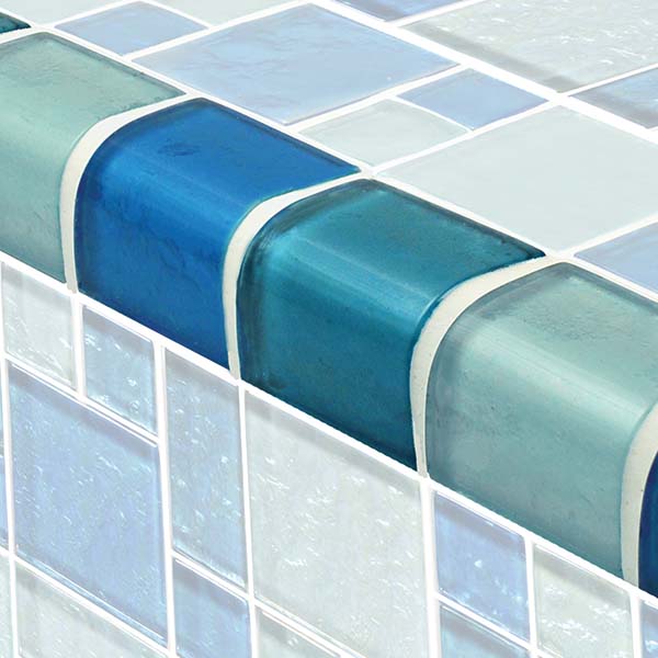 Artistry in Mosaic Trim Blue Blend Mixed