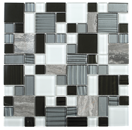 Marble/Glass Black/Gray/White