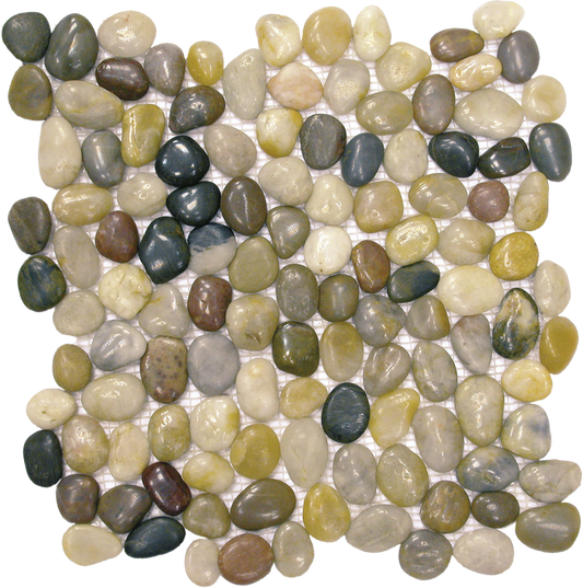 Mix Polished Pebble Intlocking