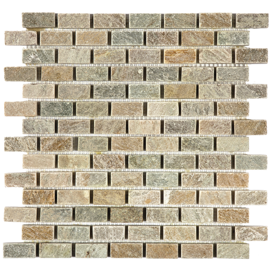 3/4x1 Beige Brick Quartzite