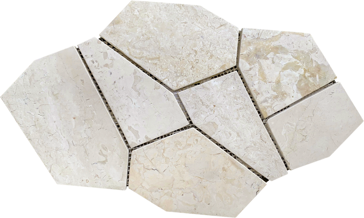 Opus White Marble Mosaic